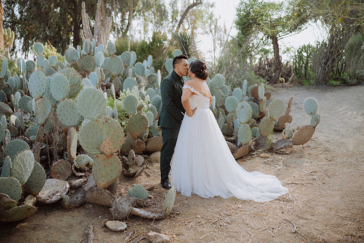 Beautiful Places in San Diego to Take Family Pictures - Photos taken at the Kate O. Sessions Cactus Garden in Balboa Park.