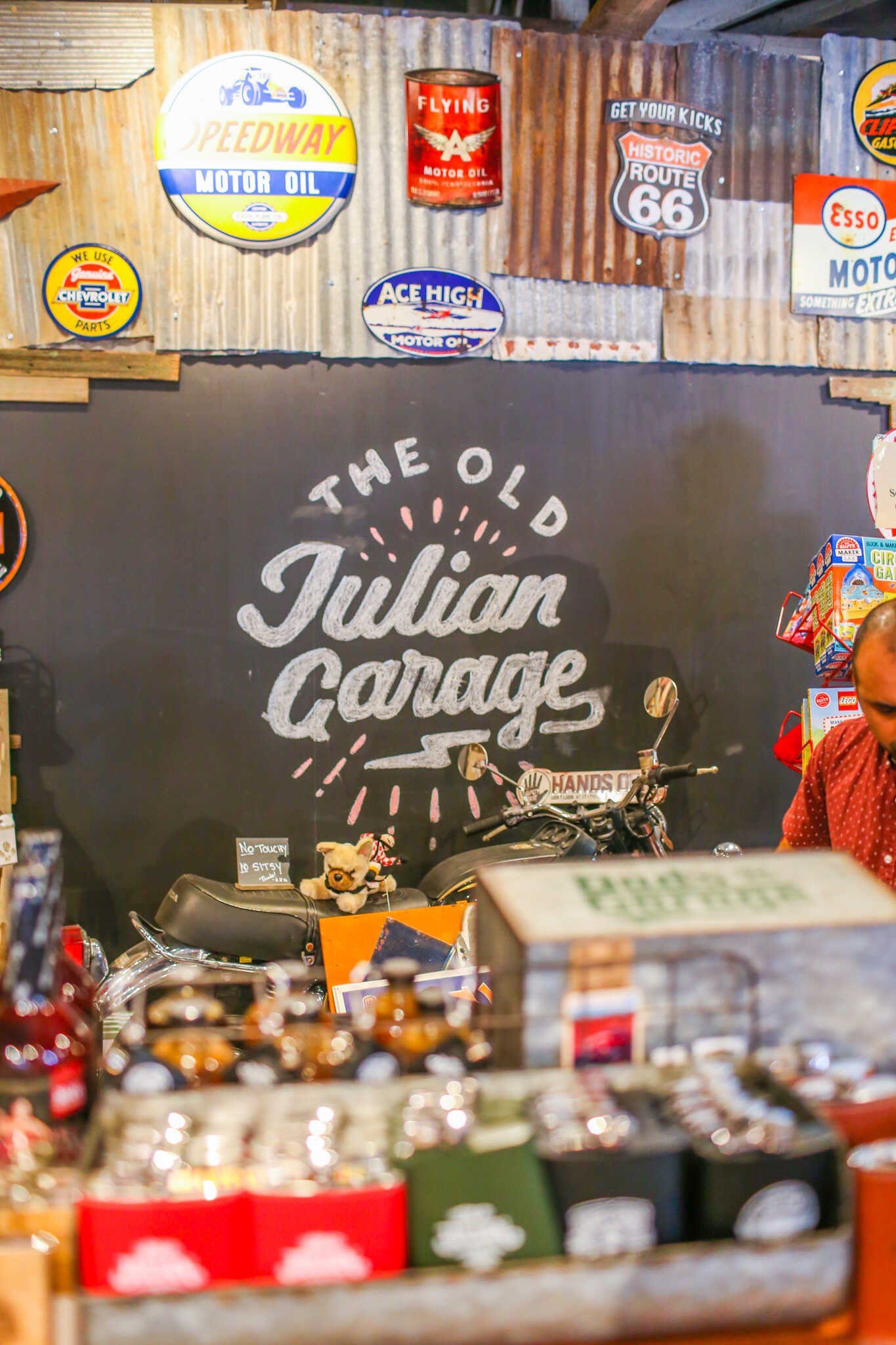 The Complete Travel Guide to Julian, California - Funky gifts from The Old Julian Garage shop.