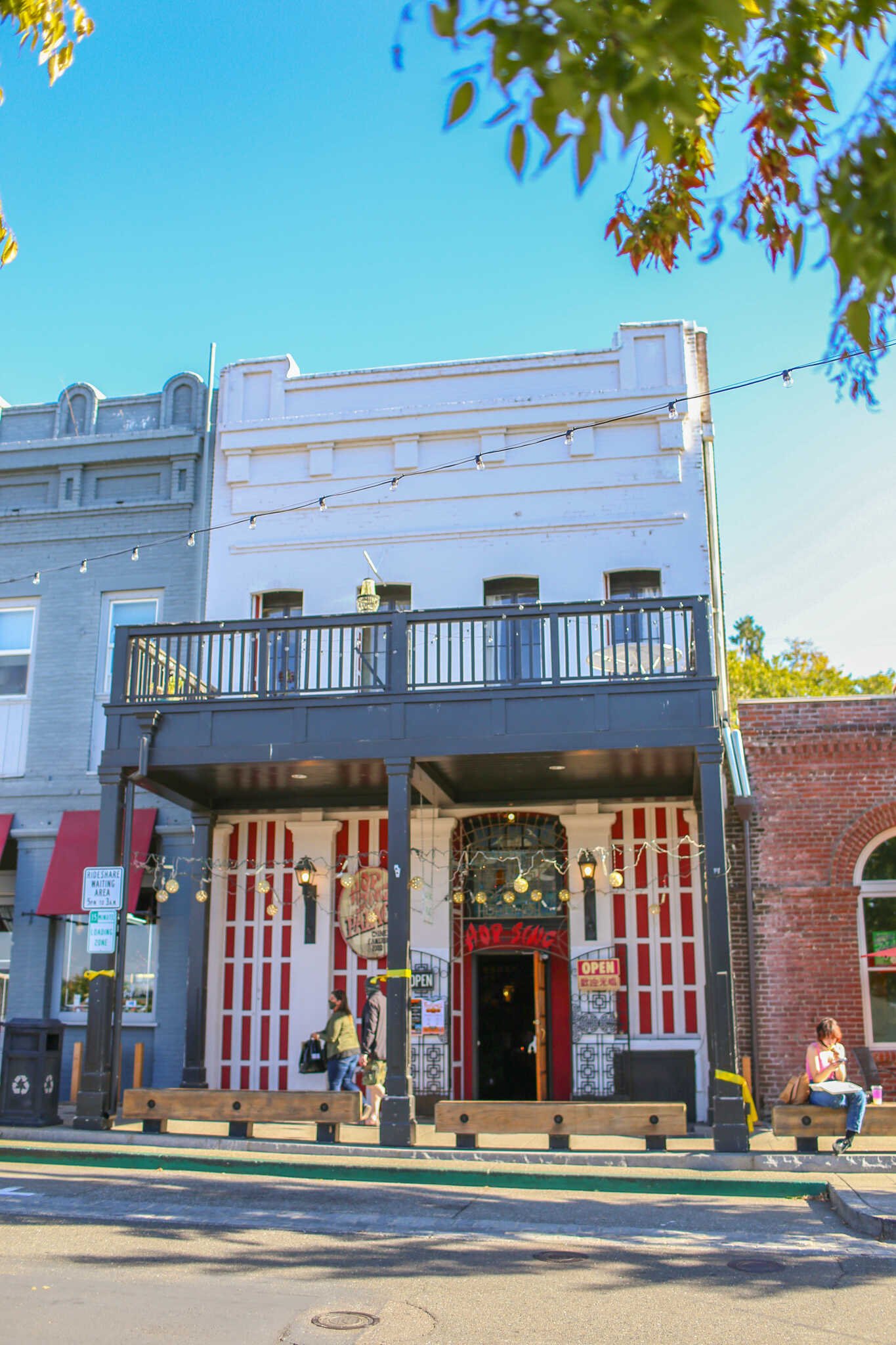 Family Travel Guide to Folsom California - Historical storefront buildings on Sutter St in the Folsom Historic District.