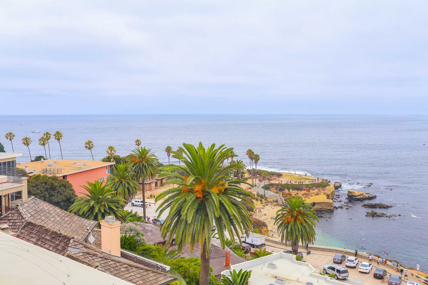 Weekend Guide to La Jolla - Coastal views from the Ocean Terrace inside George’s at the Cove restaurant.