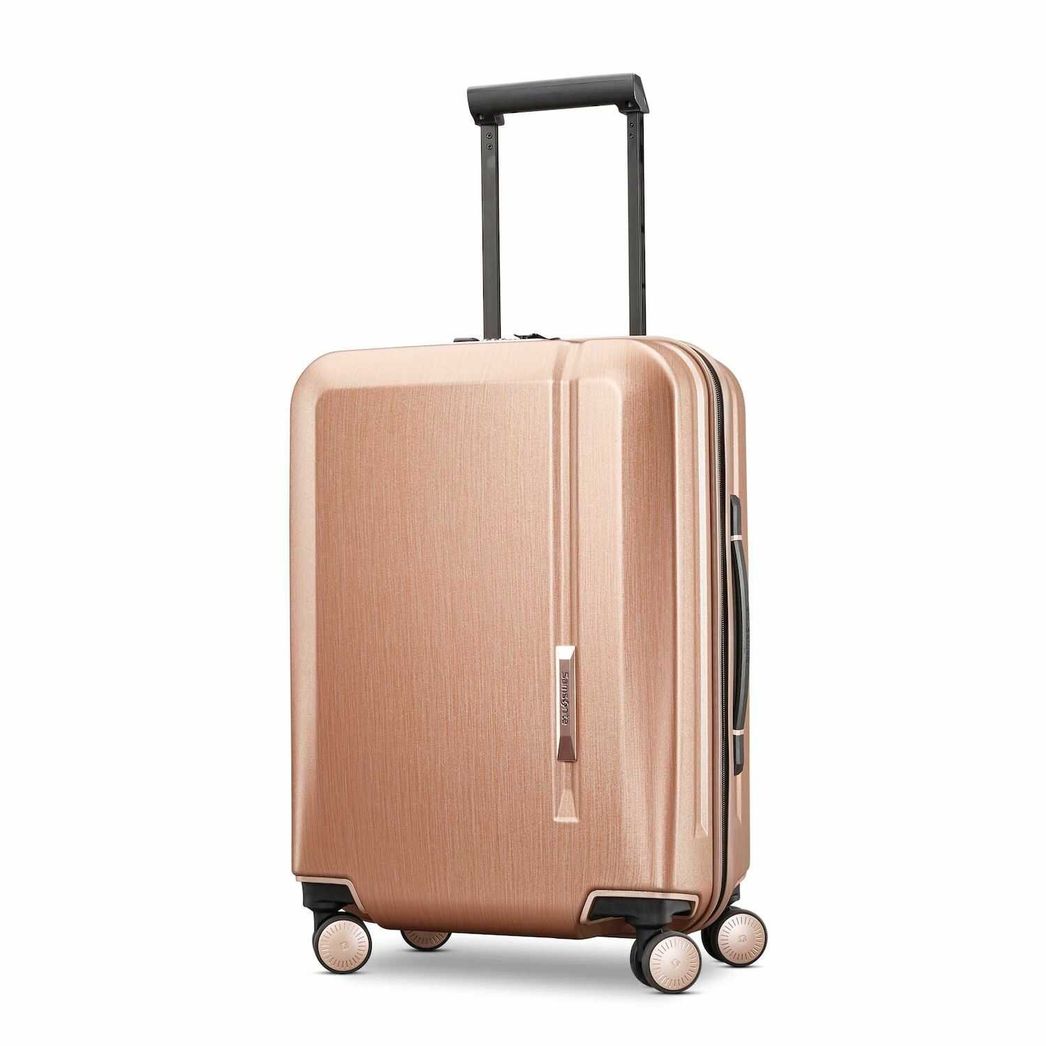 Samsonite Rose Gold Novaire Carry-On Spinner Luggage