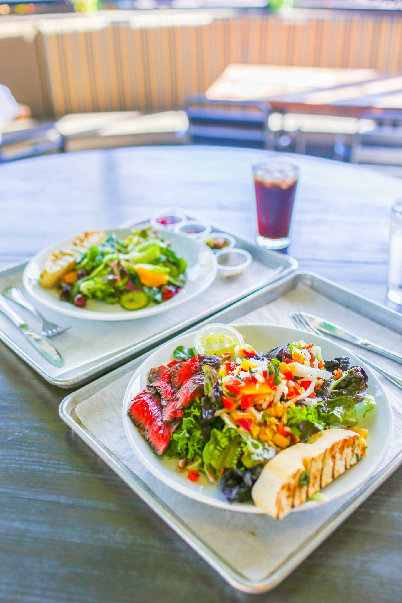 Weekend Guide to La Jolla - Our healthy lunch from Urban Plates.