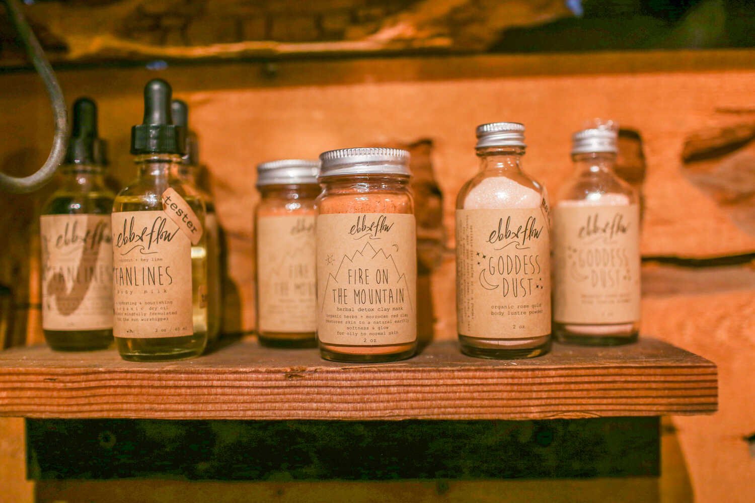 The Complete Travel Guide to Julian, California - Locally made artisan bath, beauty and wellness products inside The Warm Hearth of Julian boutique store.