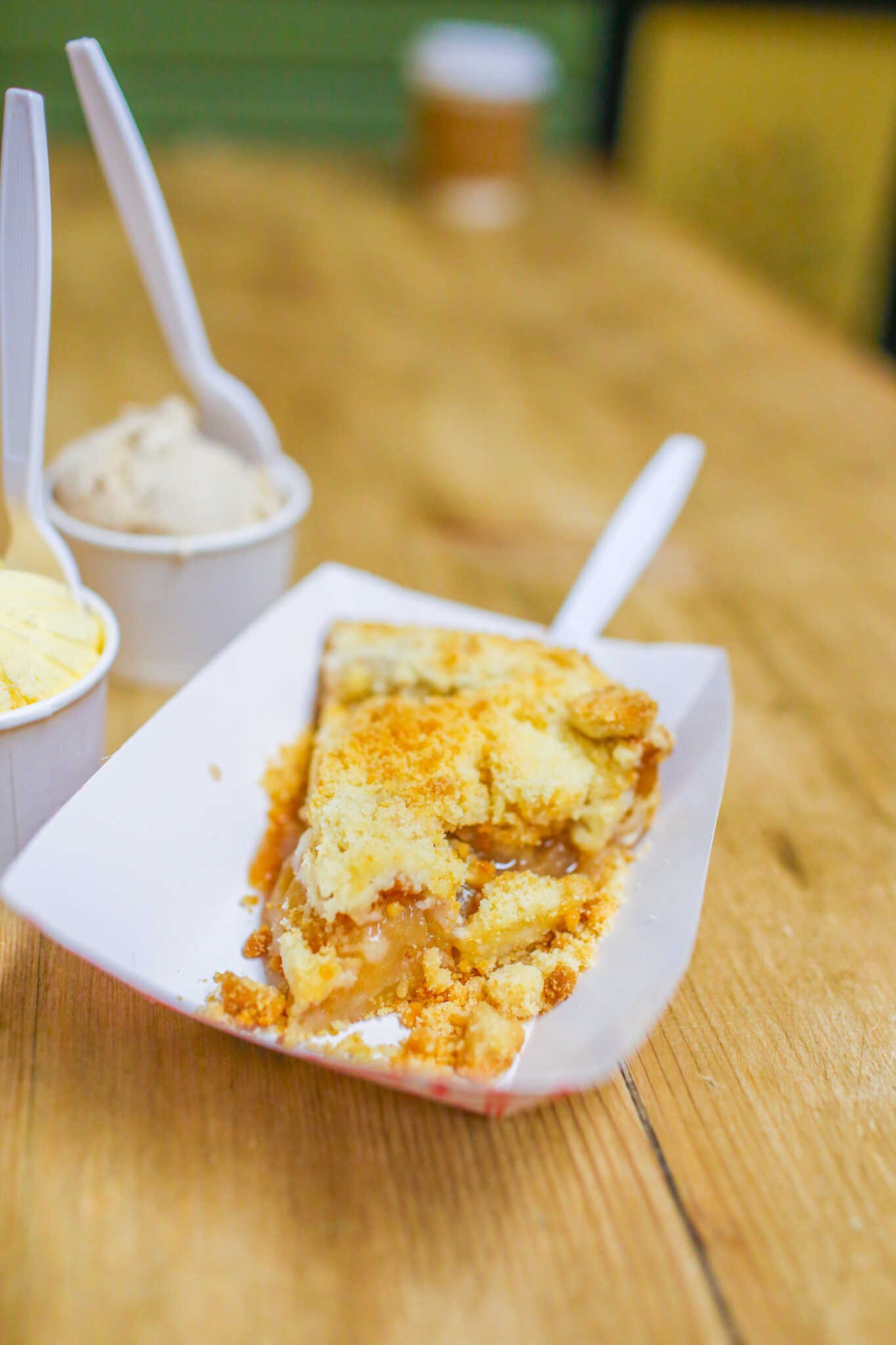 The Complete Travel Guide to Julian, California - Apple crumble pie from Mom’s Pie House.