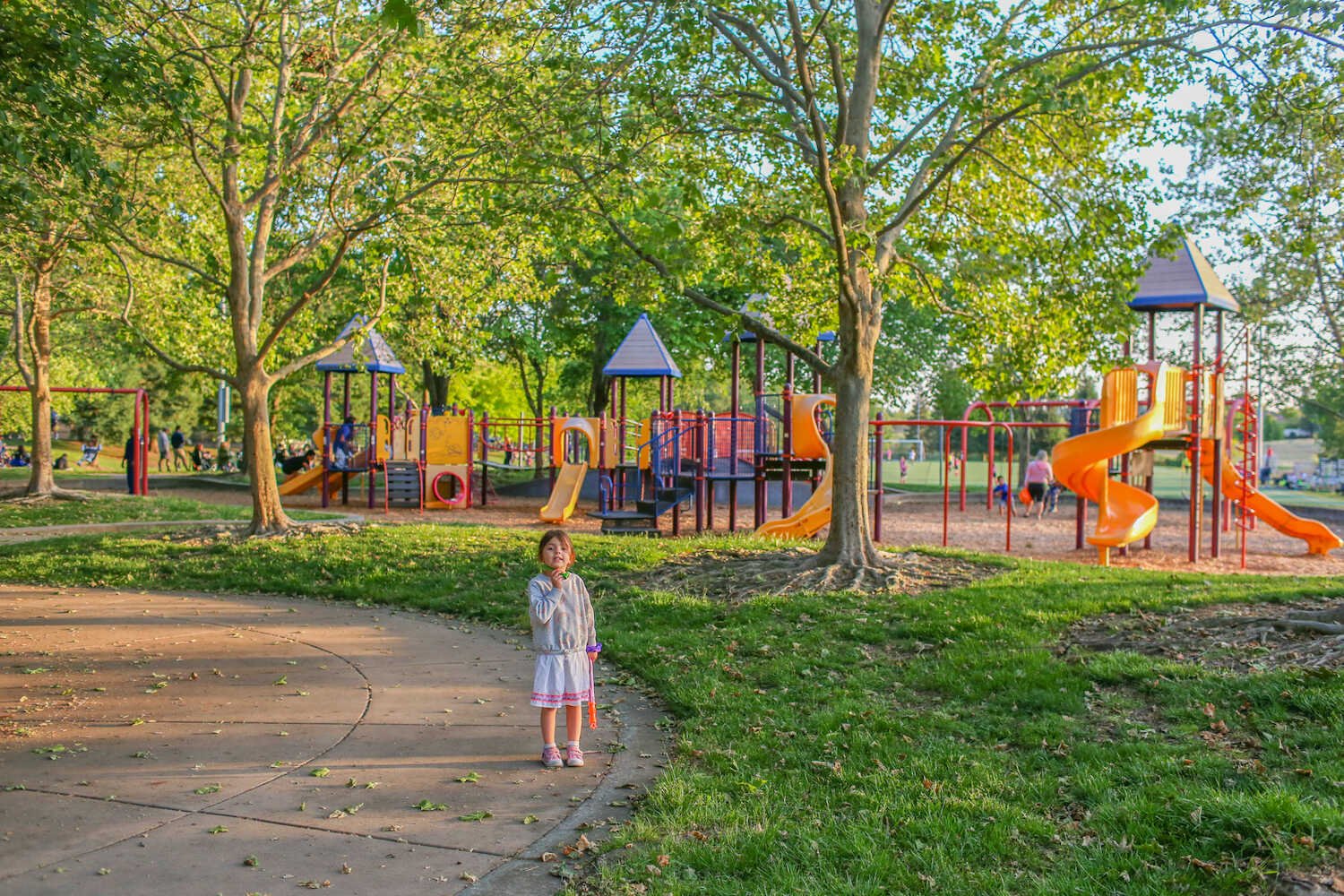 Family Travel Guide to Folsom California - Playground at John Kemp Community Park in Folsom.