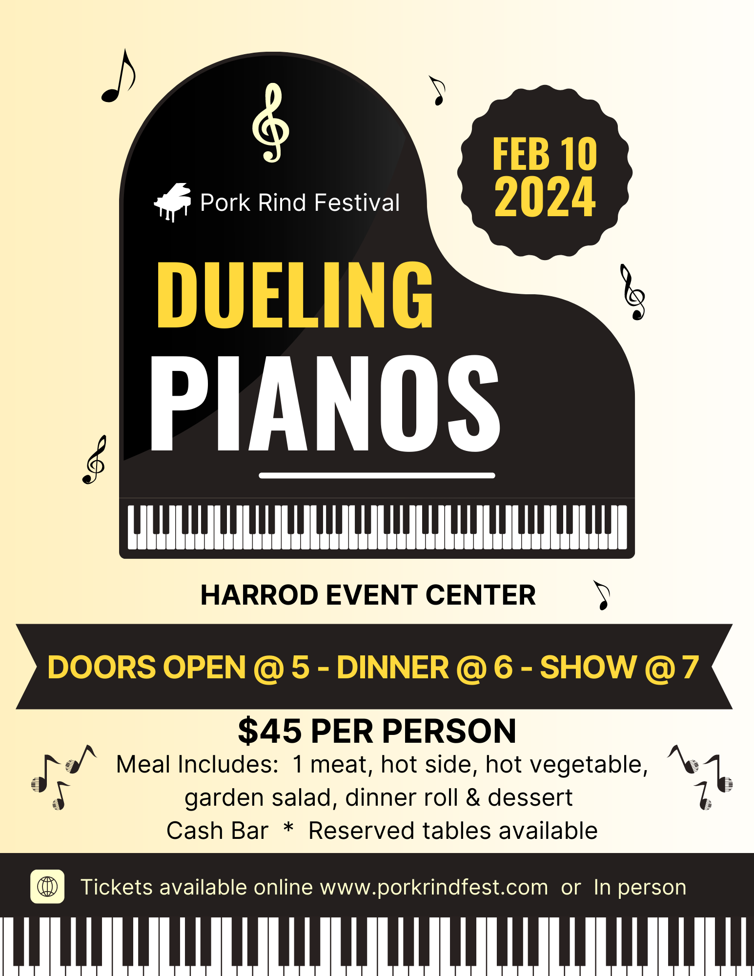 Dueling Pianos — Pork Rind Festival