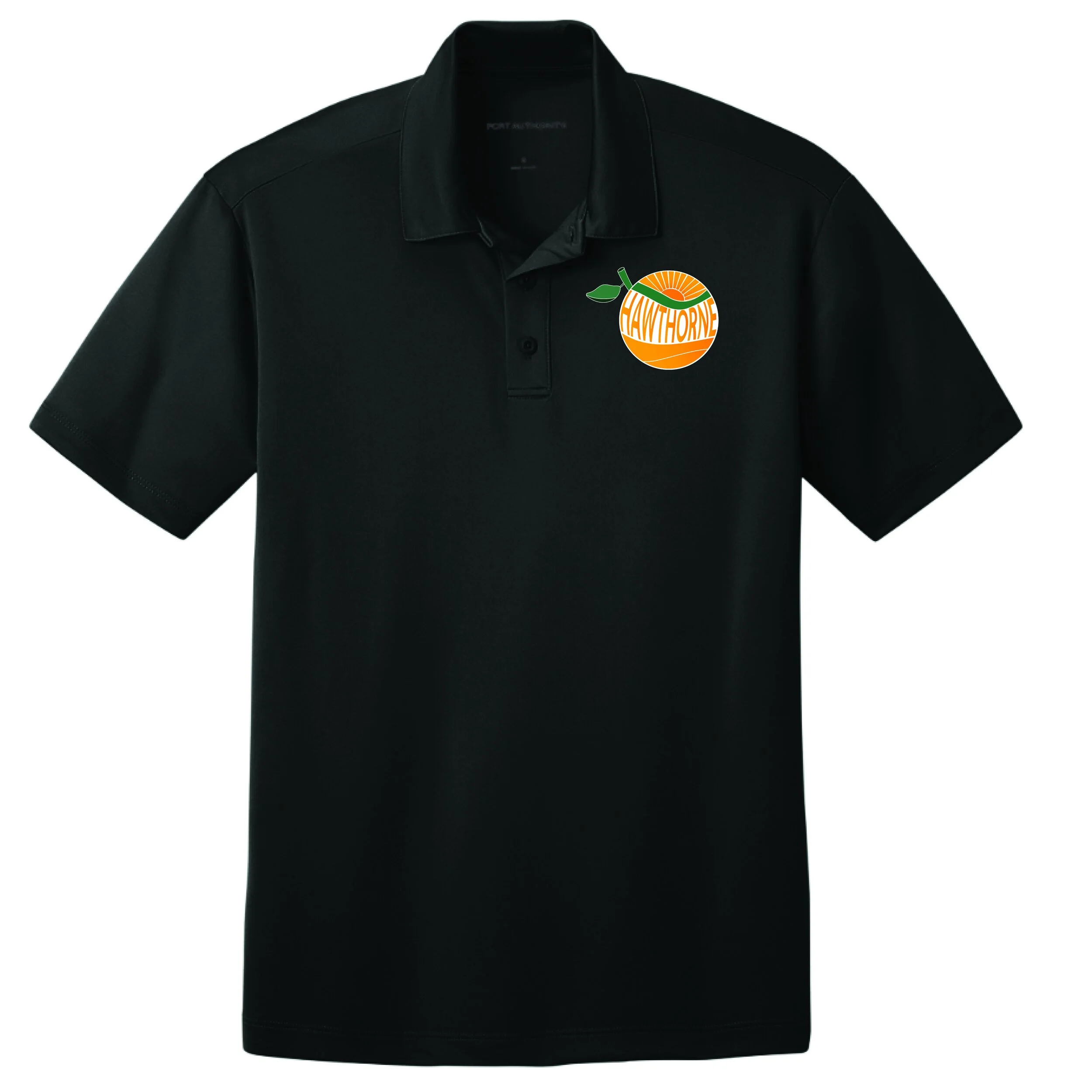 Hawthorne Staff Polo-Black
