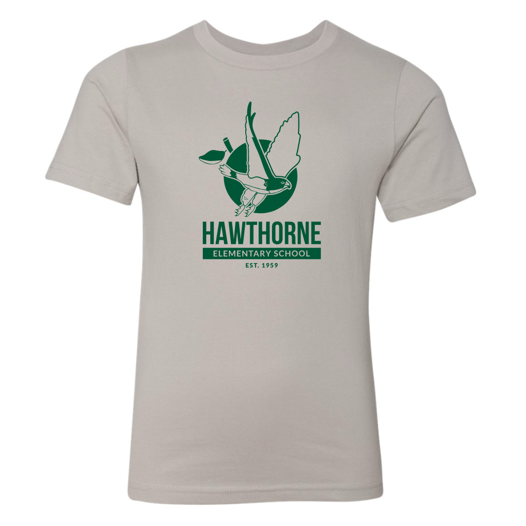 Hawthorne Youth Shirt-Light Grey