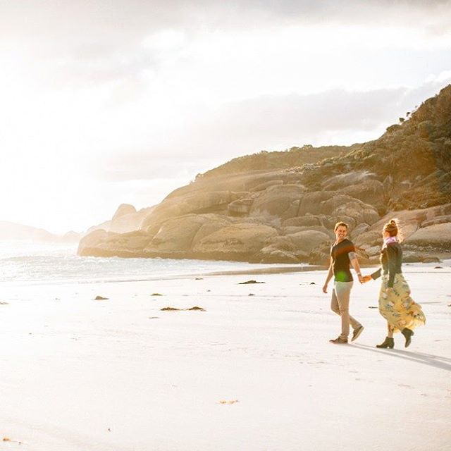 Sunset proposals and beach strolls - how beautiful is this part of the world?! 💕

#shesaidyes #marryme #thisislove #theknot #fiance #loveisintheair #adventure #beautifuldestination #wilsonspromontorynationalpark