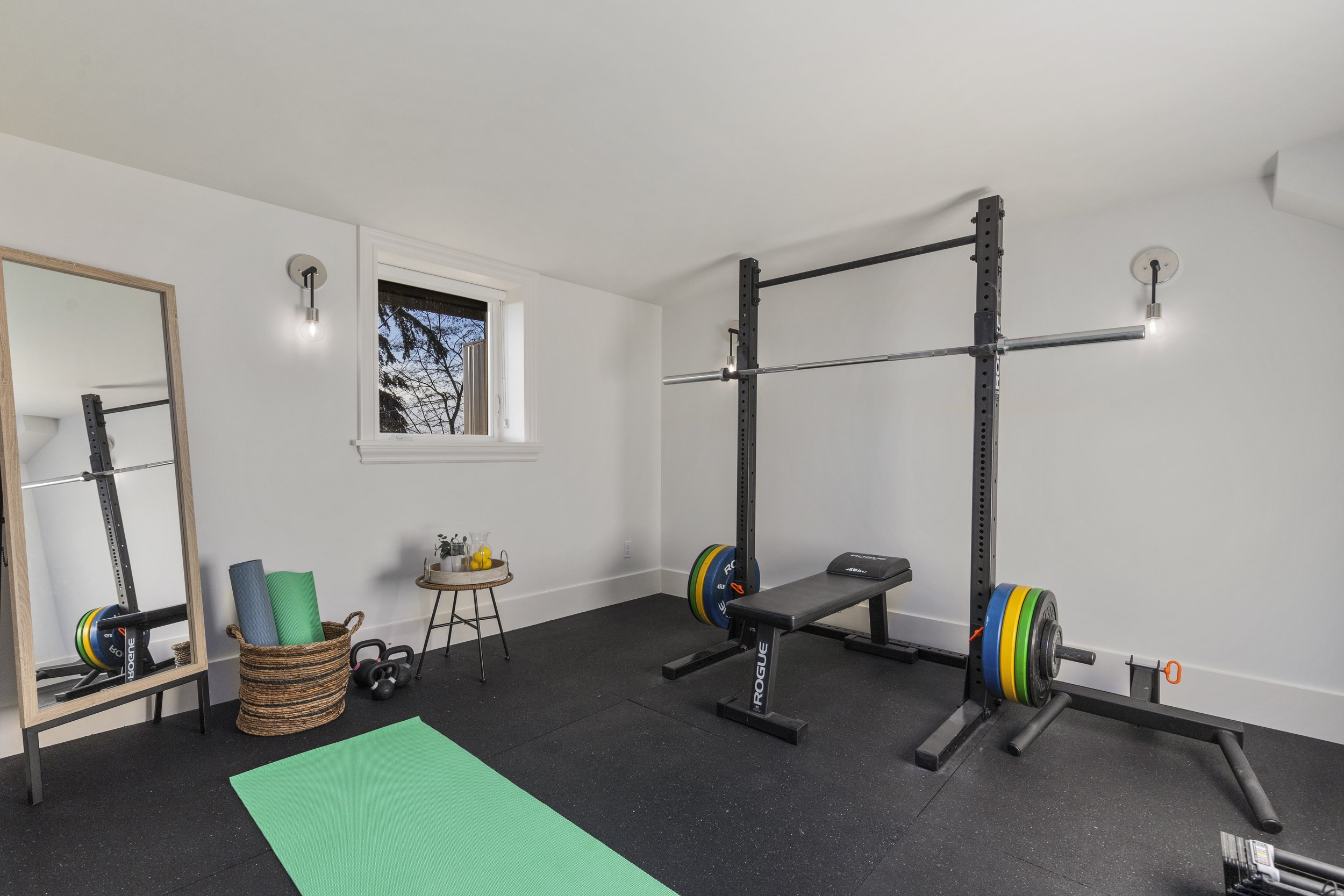New Home Gym in the Finished Basement