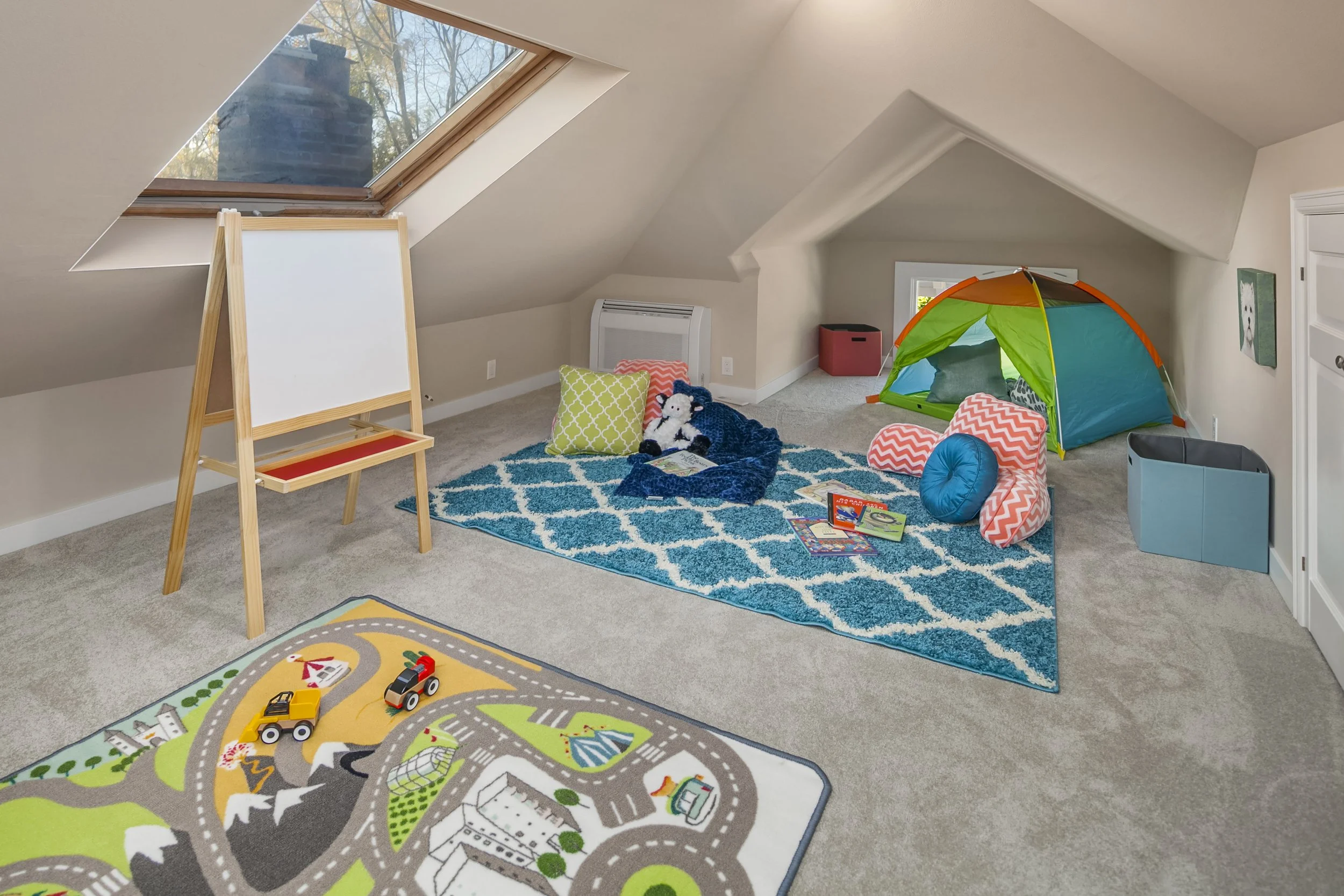 Finished Attic Children’s Playroom