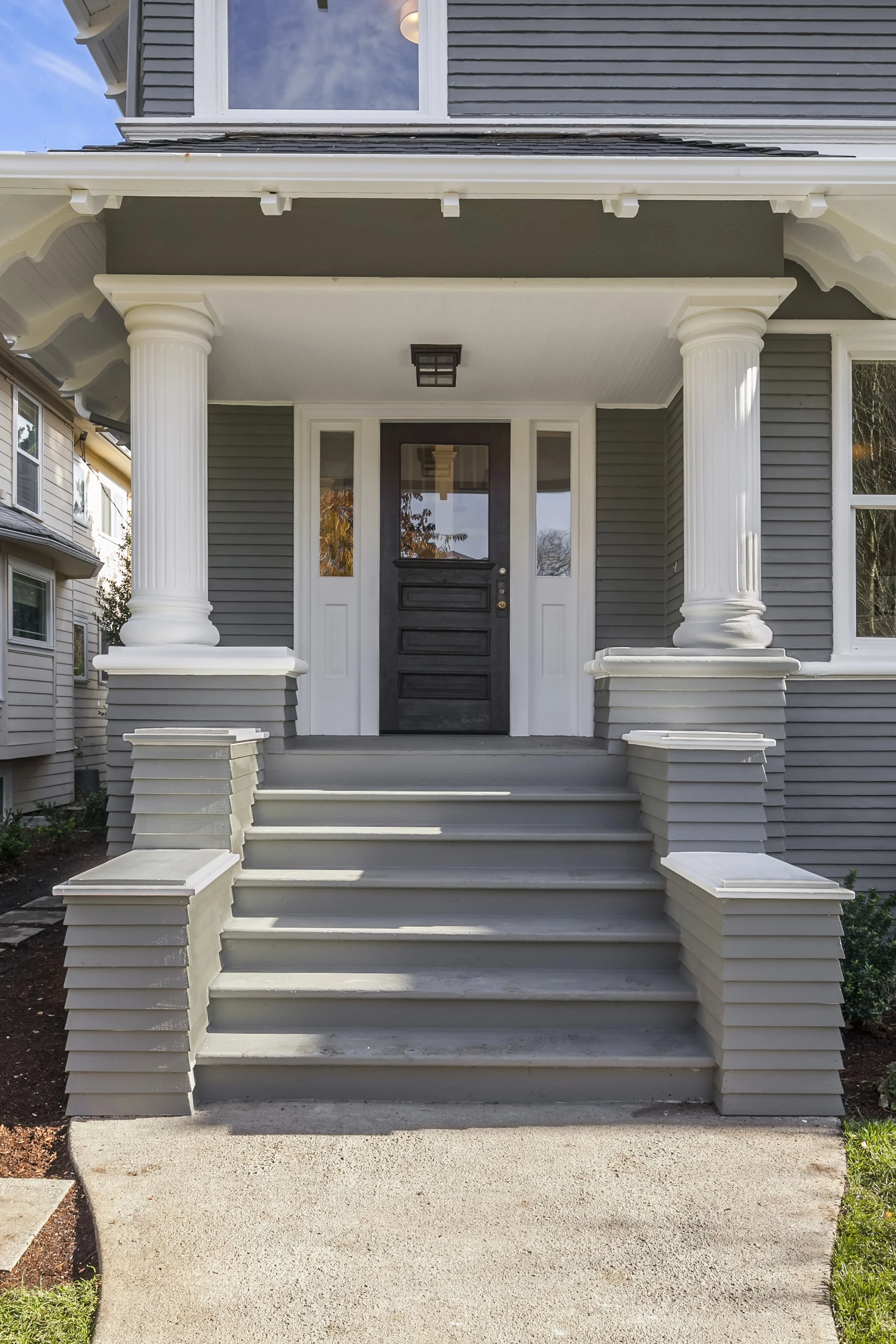 Restored Capitol Hill Foursquare Front Entry