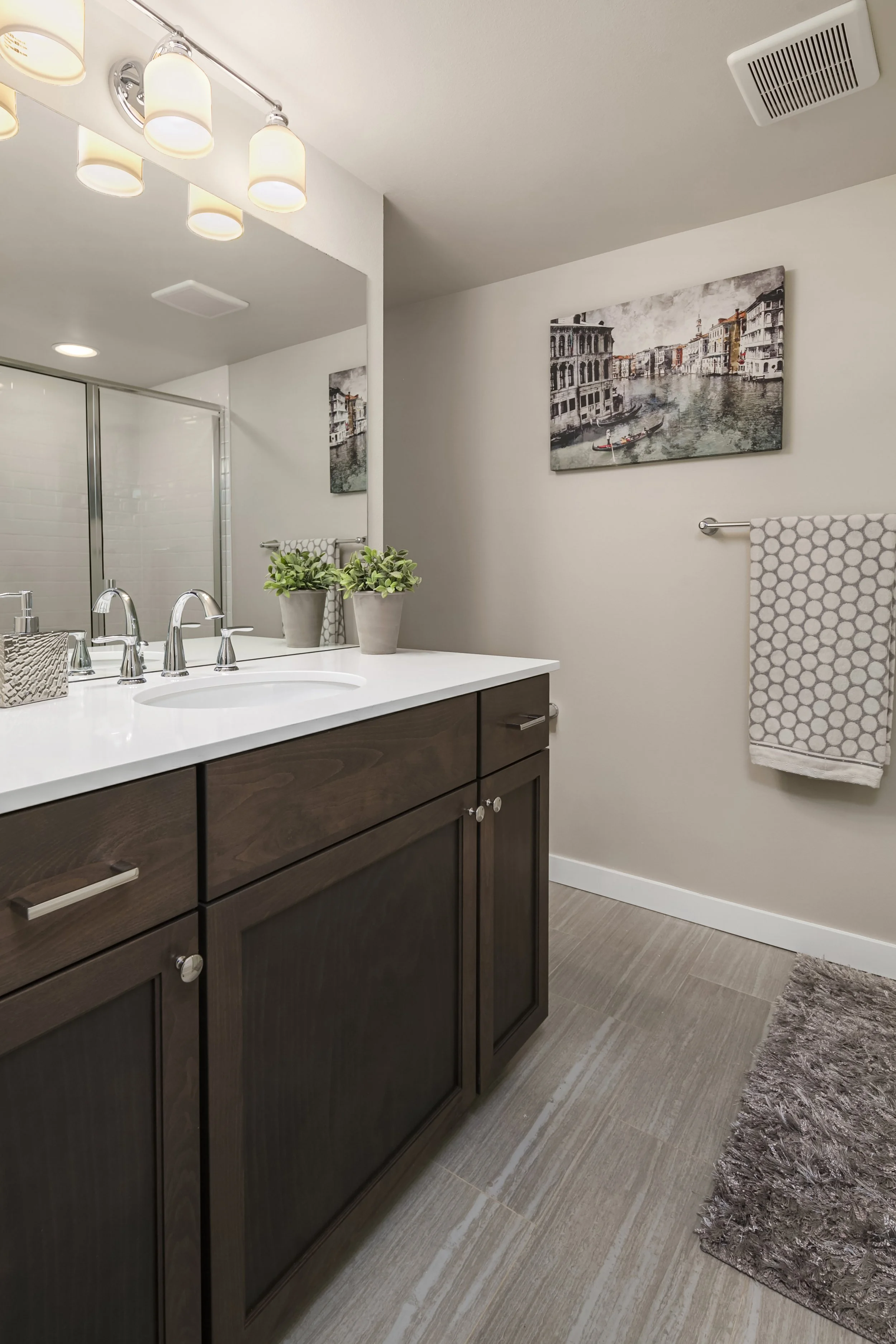 New Lower-Level Bathroom