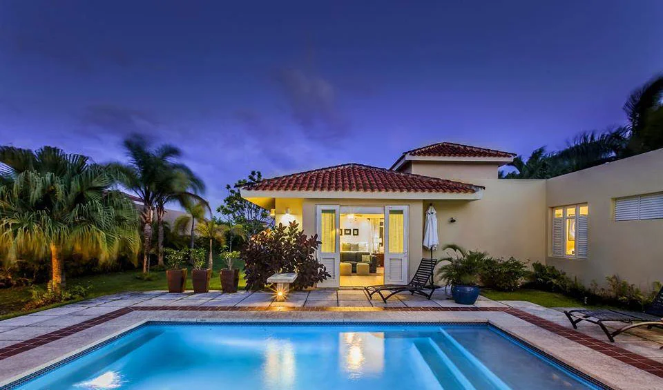 Christie’s International Real Estate PRICE: $2 million BEDROOMS: 4 BATHROOMS: 6 Moments from one of the most beautiful beaches in Dorado Beach and the Ritz Carlton Reserve, this spacious villa offers stunning sunset views amid tropical setting.