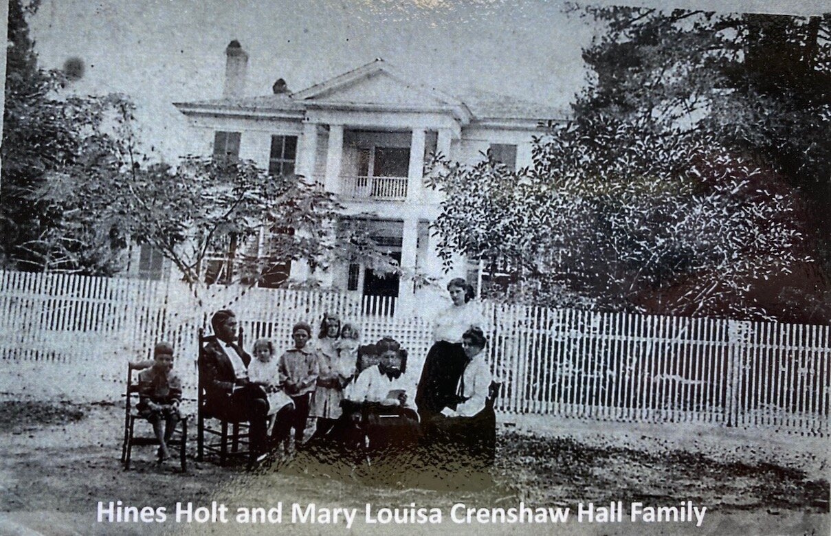 Hines Holt and Mary Louisa Crenshaww Hall Family.jpeg