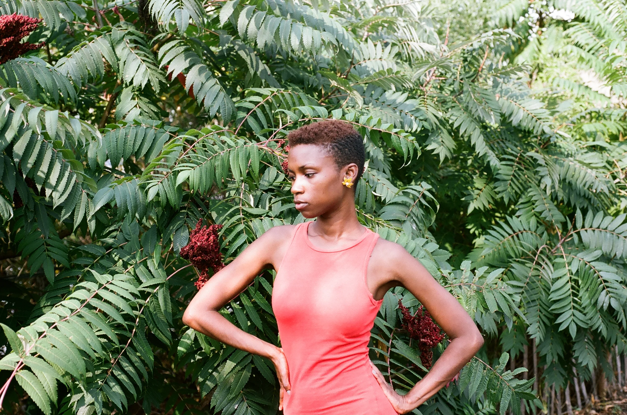 From Naima Green 's Jewels of the Hinterland photo series, capturing Black peoples in nature. See the other images on IG! #jewelsfromthehinterland