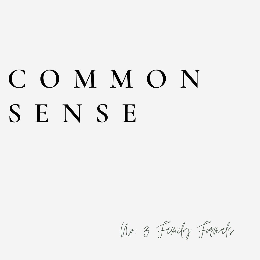 After a family vacation, a week of sickness, and a few days to recover from both, I&rsquo;m back with the next Common Sense post! This one&rsquo;s for family formals, because they don&rsquo;t have to be like a trip to the dentist. They can be fun whi
