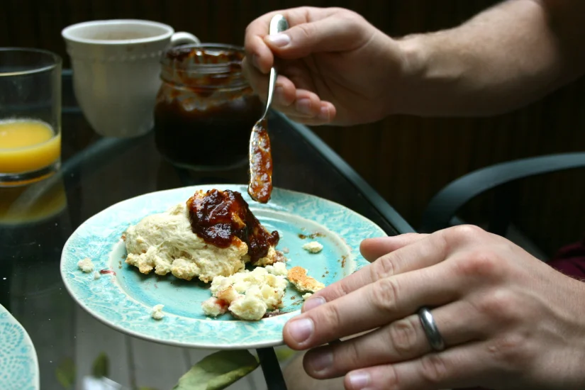 TASTE: Pumpkin Almond Spiced Coffee Syrup (with a side of Biscuits!)