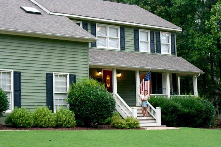 And then we bought a house ! Our first grown up house! After 8 years of renting.