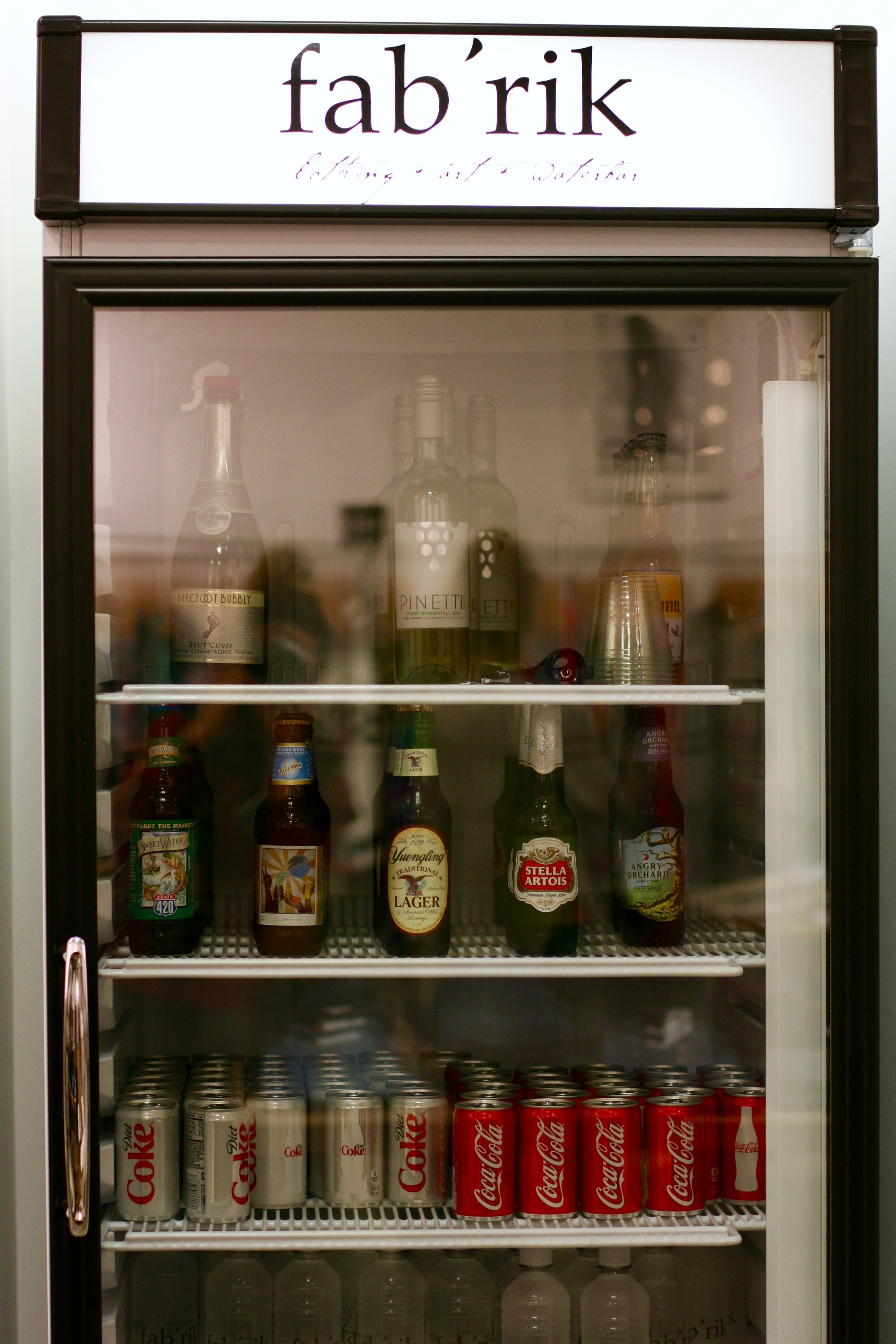 BEER FRIDGE.