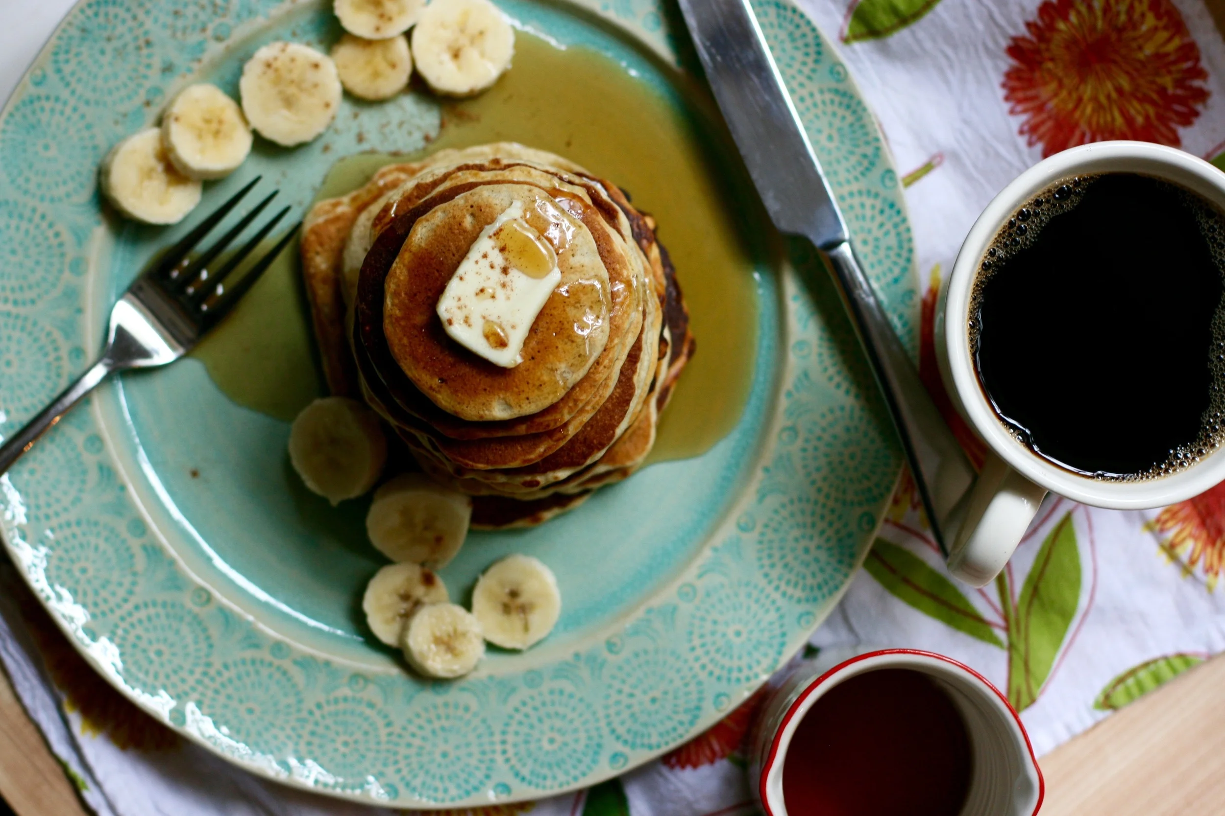 Eat These Oatmeal Banana Pancakes.