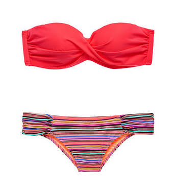 Victorias Secret Knockout Bandeau Top & Knockout Bikini Bottom