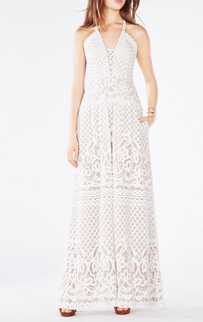 BCBG Christel Floral Lace Gown