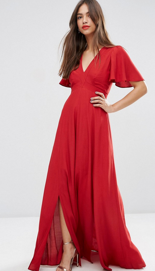 ASOS Maxi Ruffle Dress