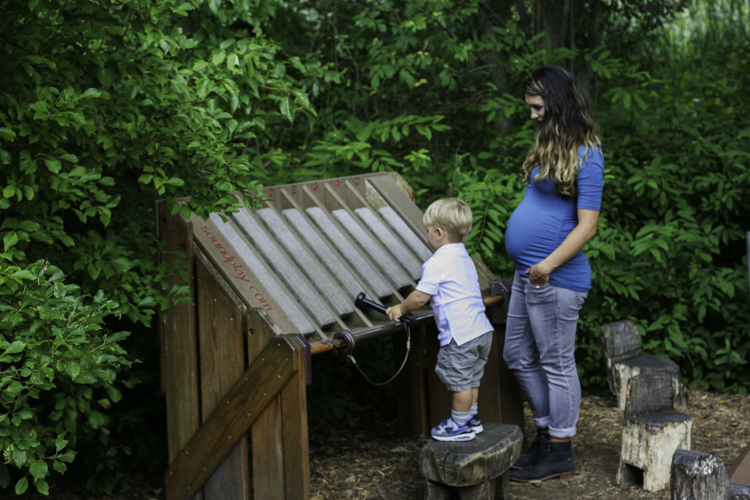 They have a special section called "Everett's Children's Garden" - no lie! And it's the sweetest area, with musical instruments hidden in the woods and beautiful kids-sized outdoor furniture.