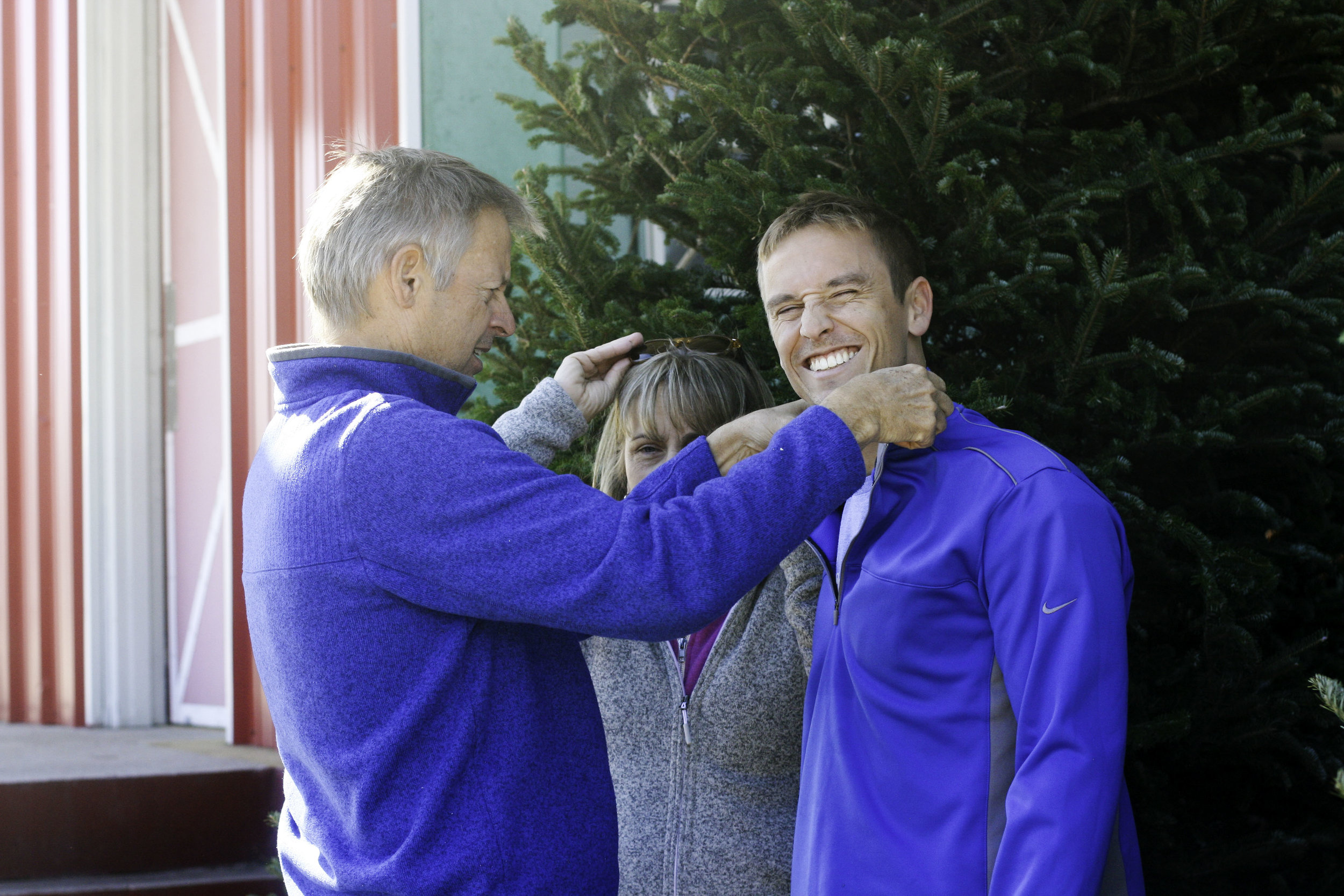 I love this. Such a father-son moment.