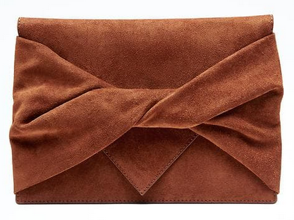 Suede Clutch