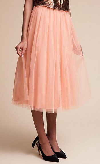 Leena Skirt in Peach