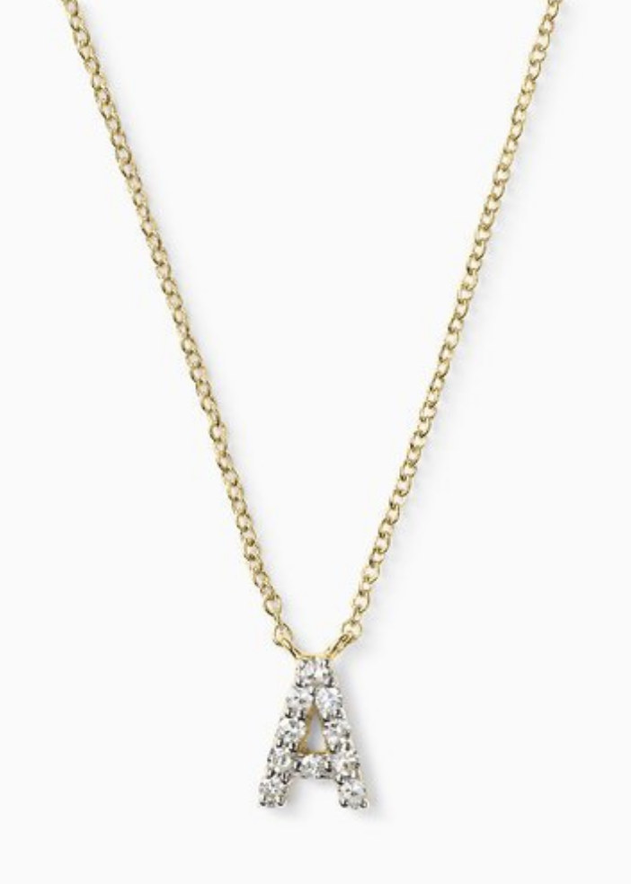 Stella & Dot Covet Letter Necklace