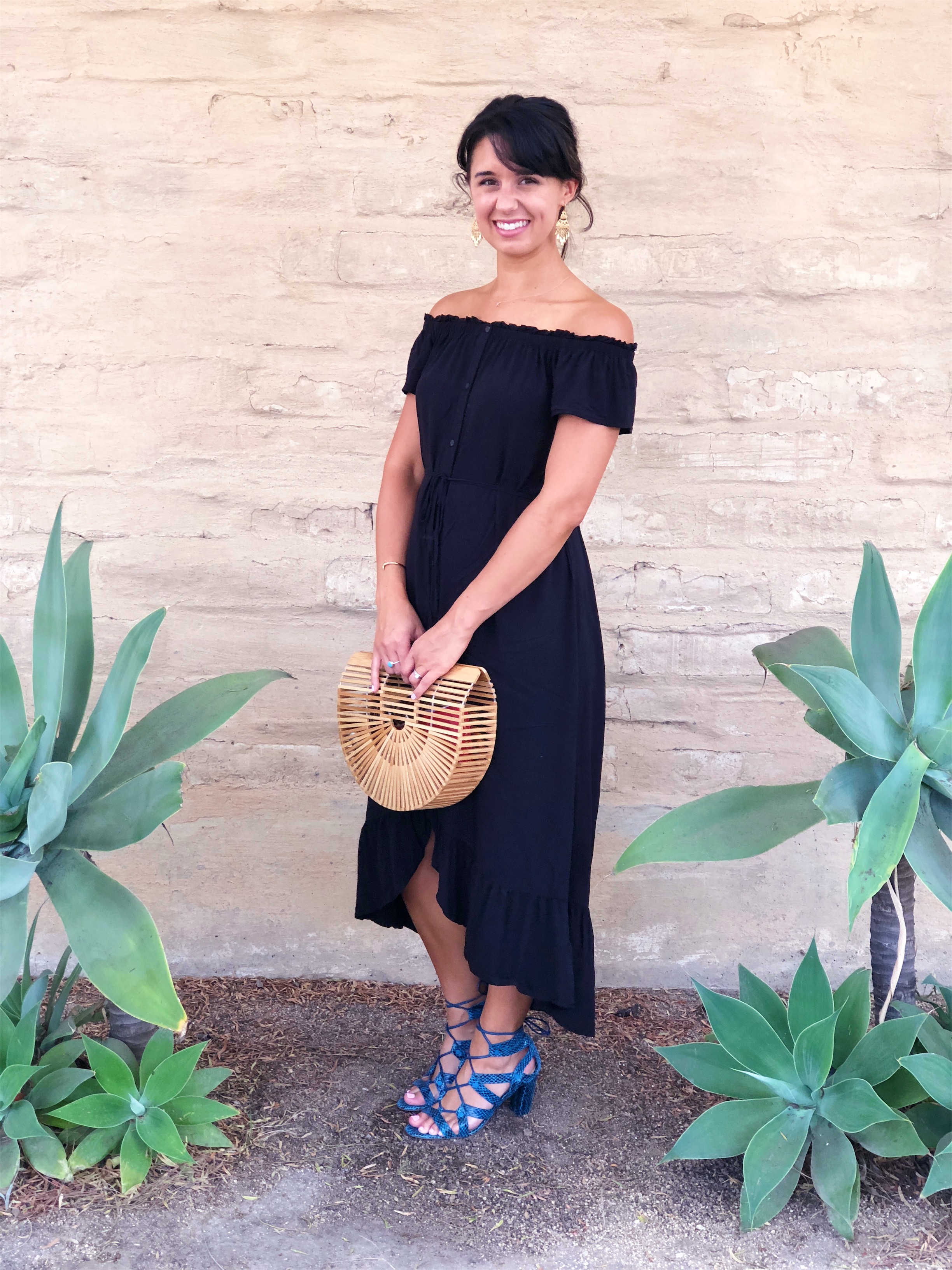 This is a photo of me being pose-y because 1. I liked my dress, 2. I liked the plants and 3. We were without children so taking photos without coaxing them with snacks was a vaycay in itself. Although Stevie needed a lot of snacks on this trip so ??