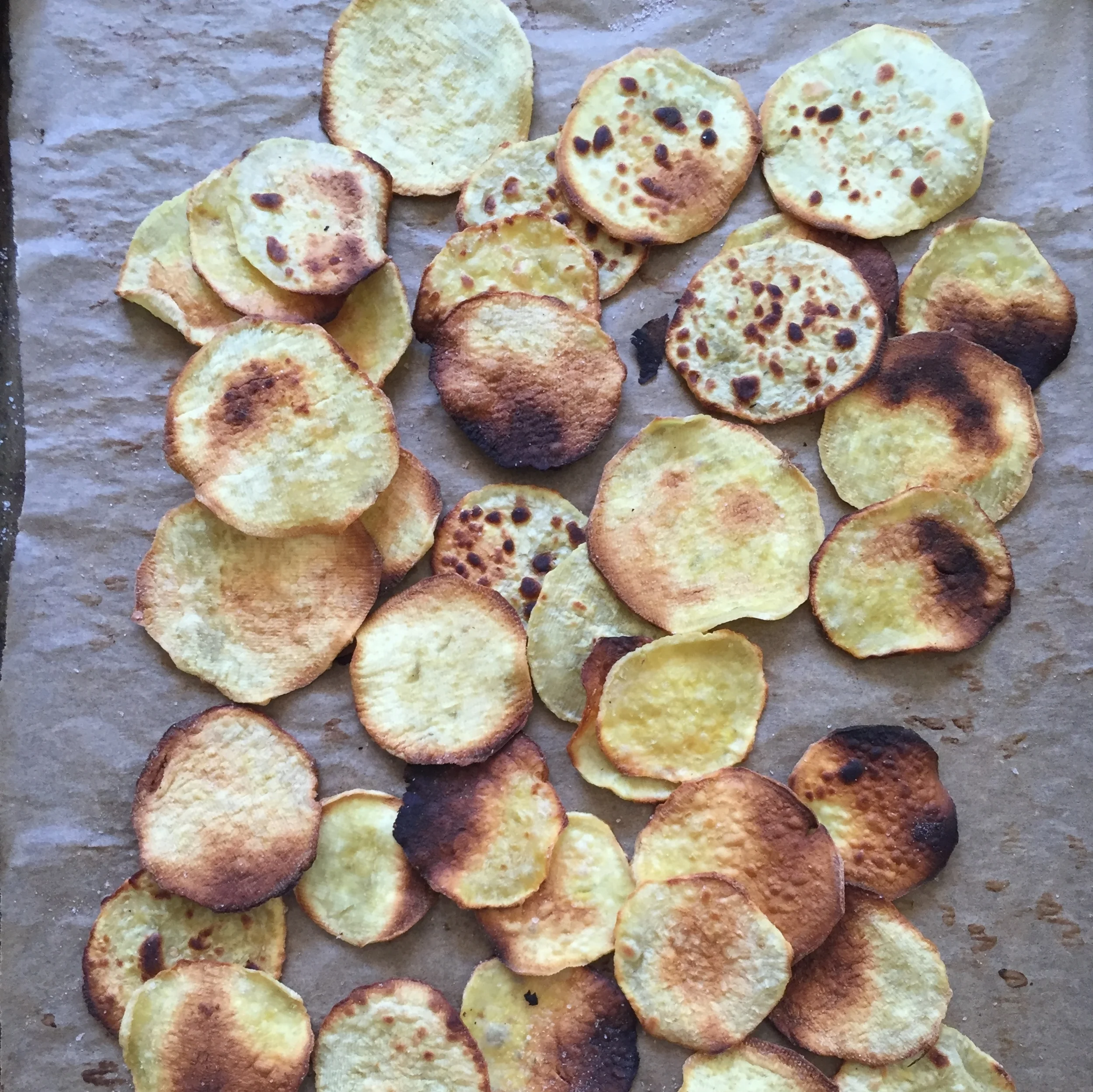 Baked Sweet Potato Chips