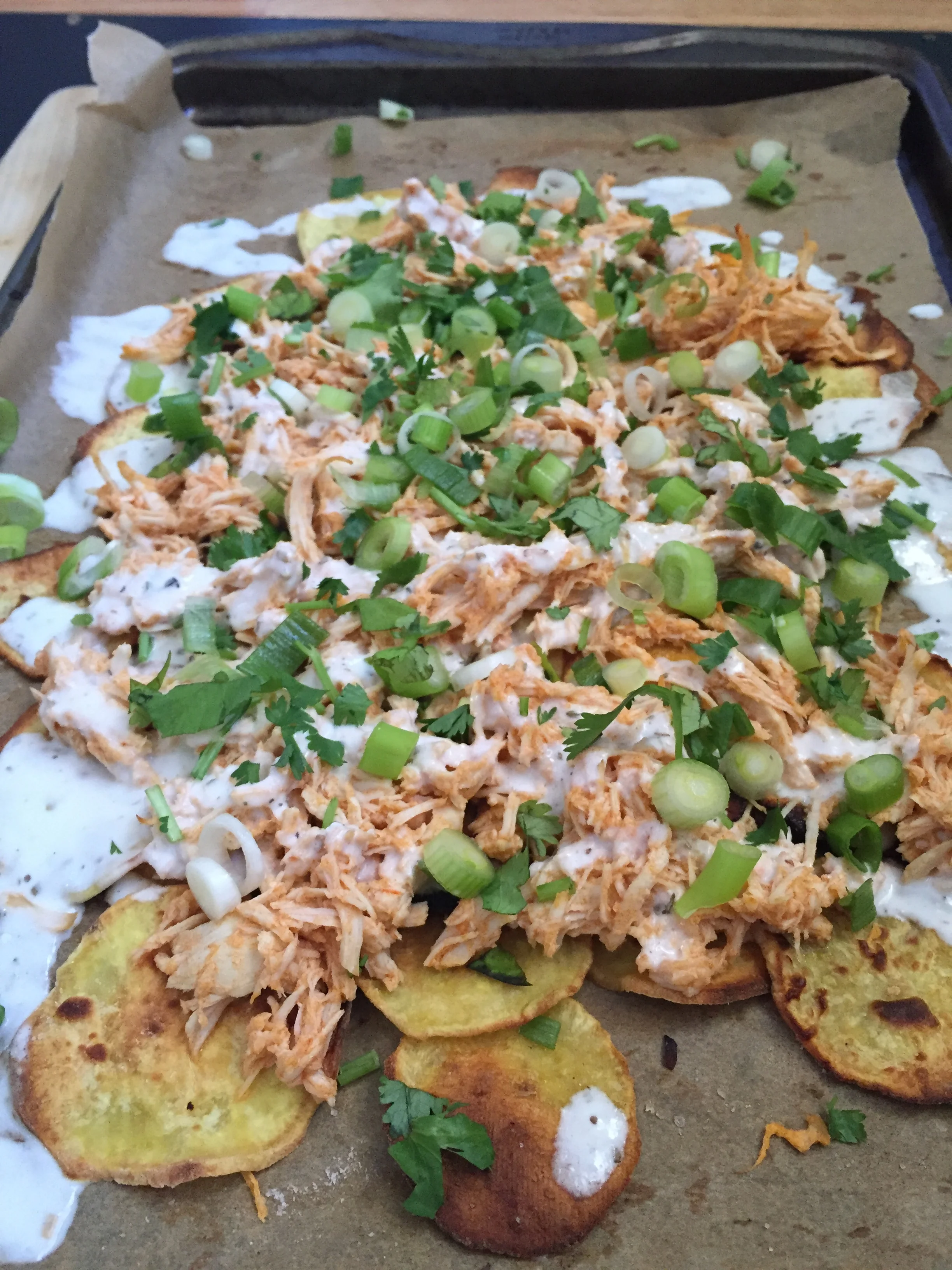 Buffalo Chicken Nachos