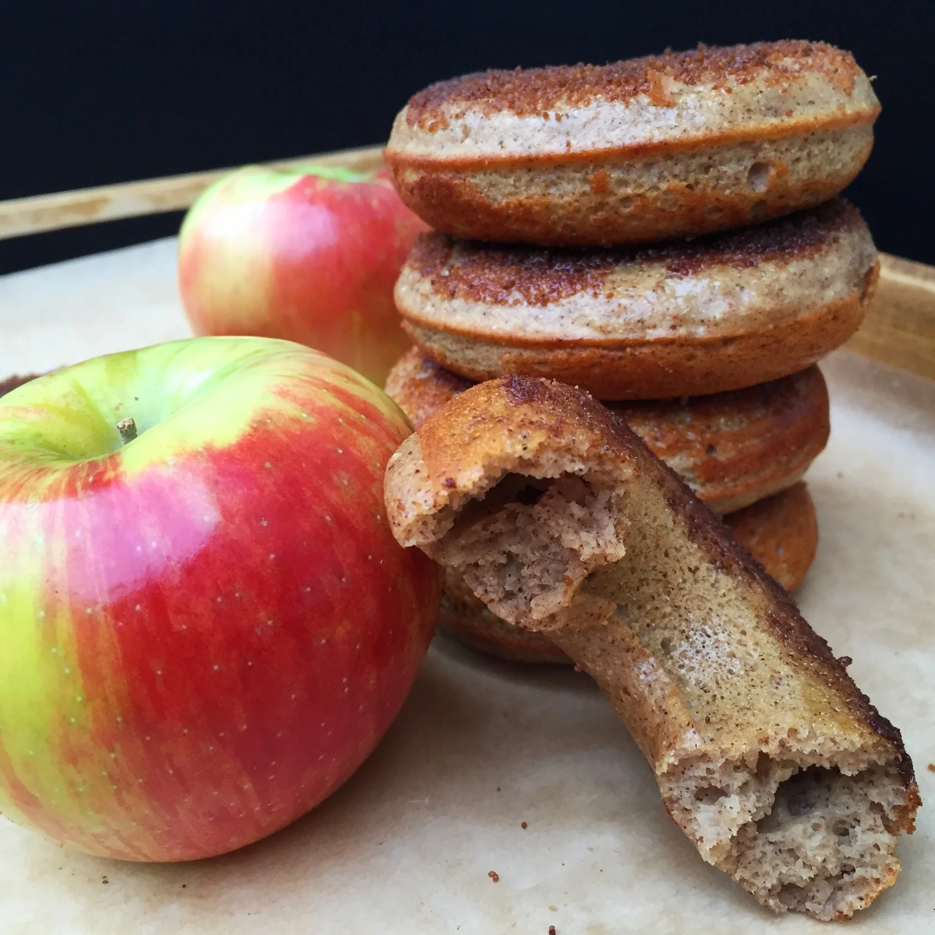 Apple Cider Protein Donuts