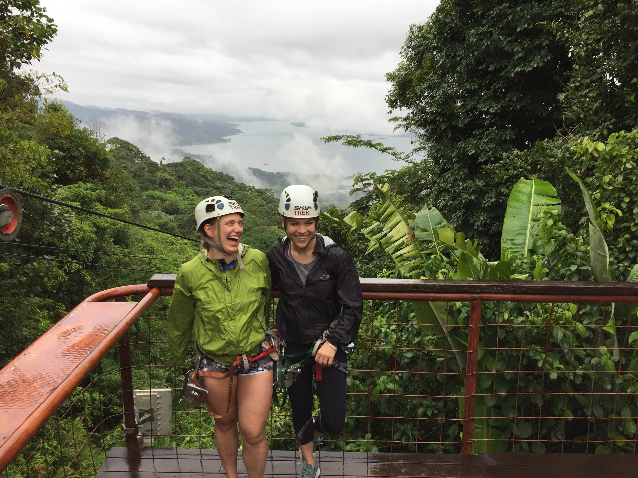 Ziplining at Arenal National Park