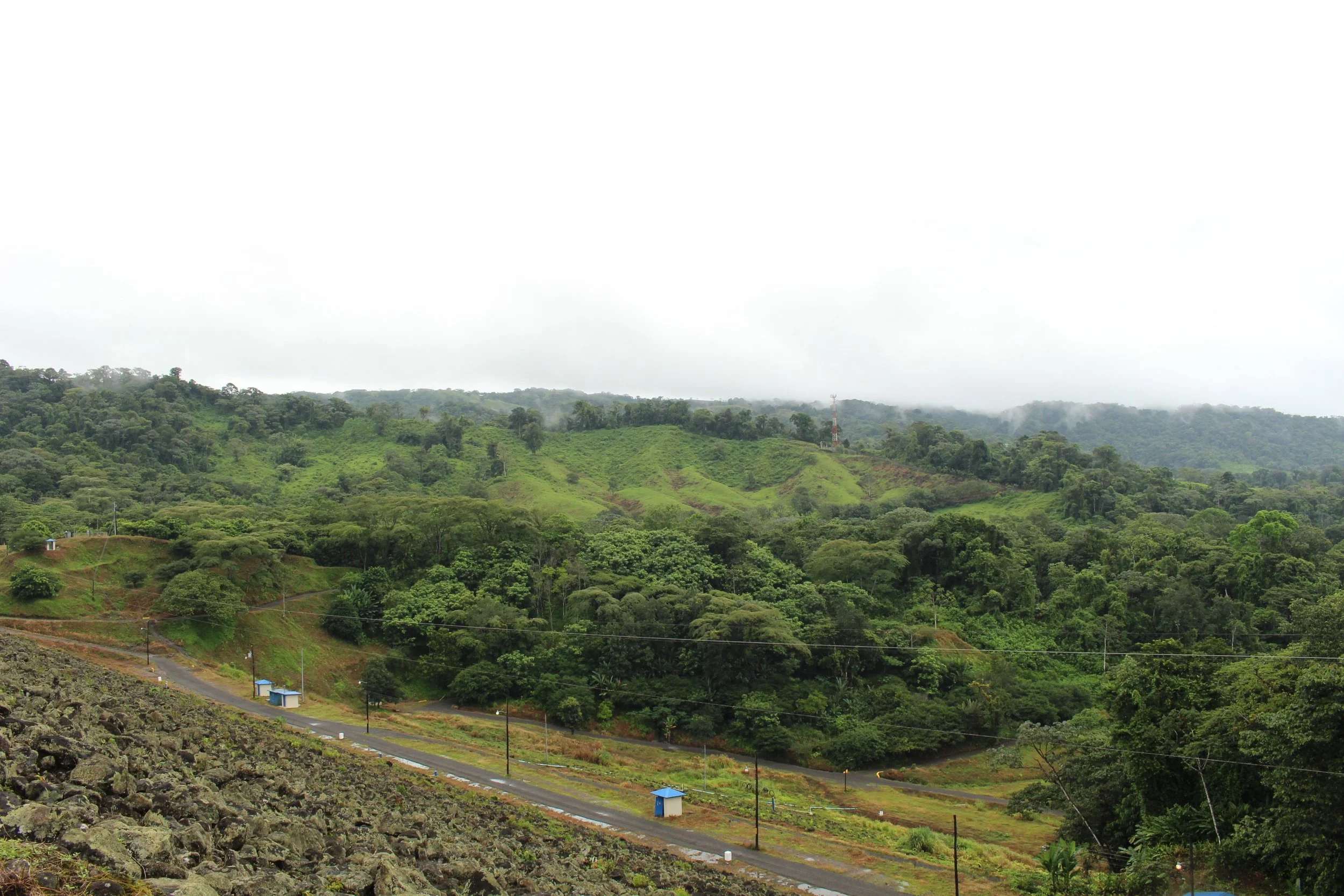 Landscape during drive