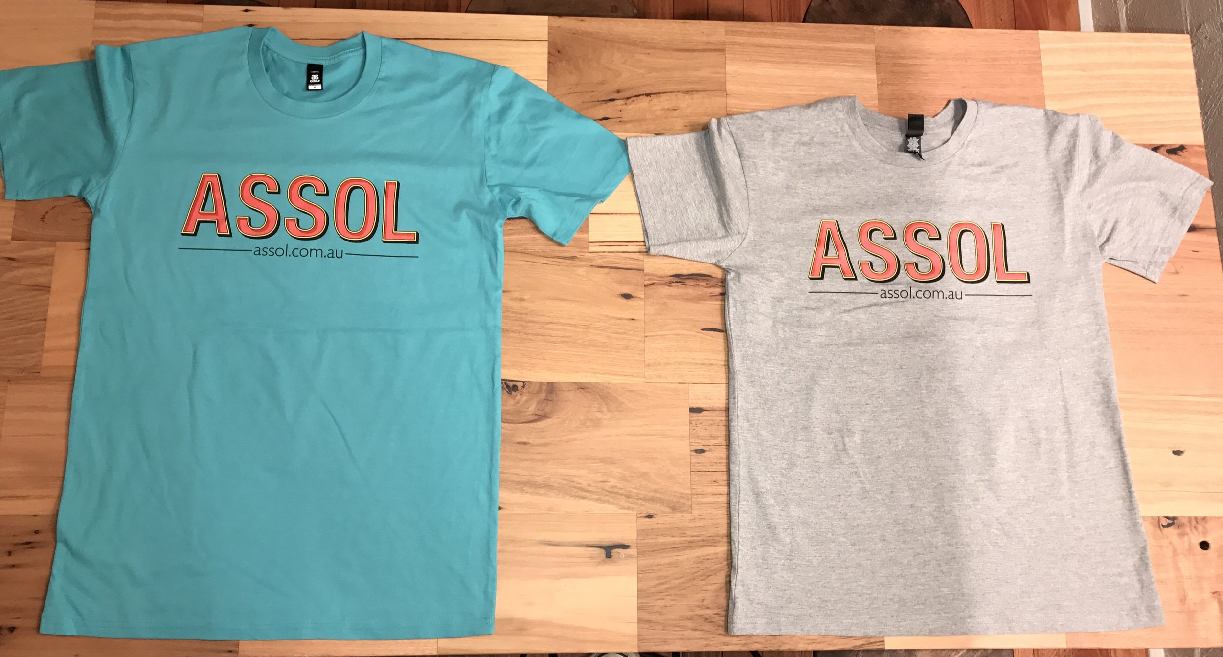 Assol t-shirt. Made right here in Melbourne.
