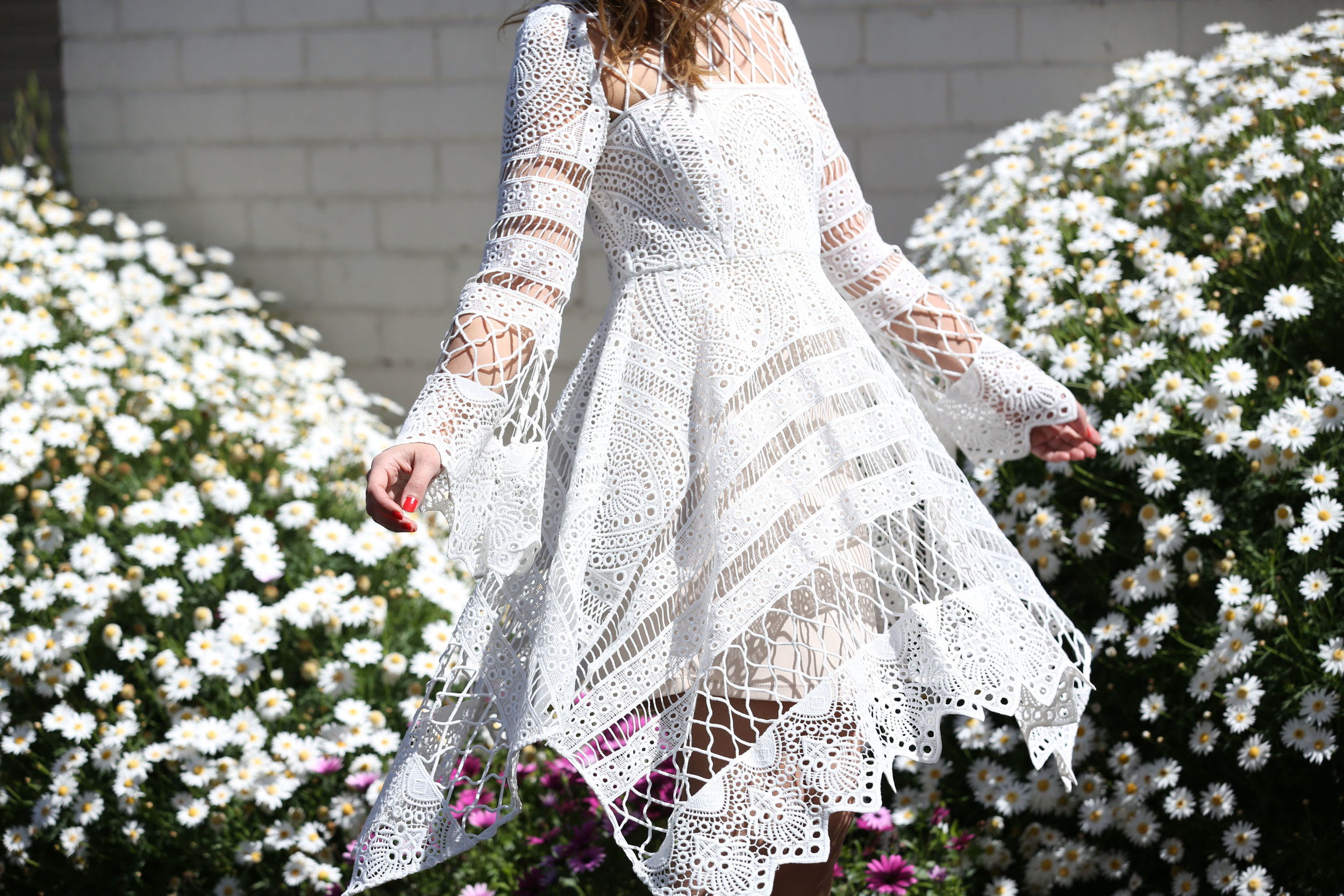 LILLA WHITE LACE DRESS ON WWW.FRIENDINFASHION.COM.AU