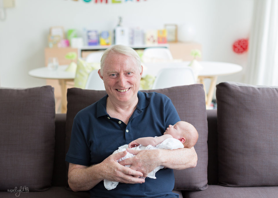newborn, grandfather, father, mother, family, baby, joy