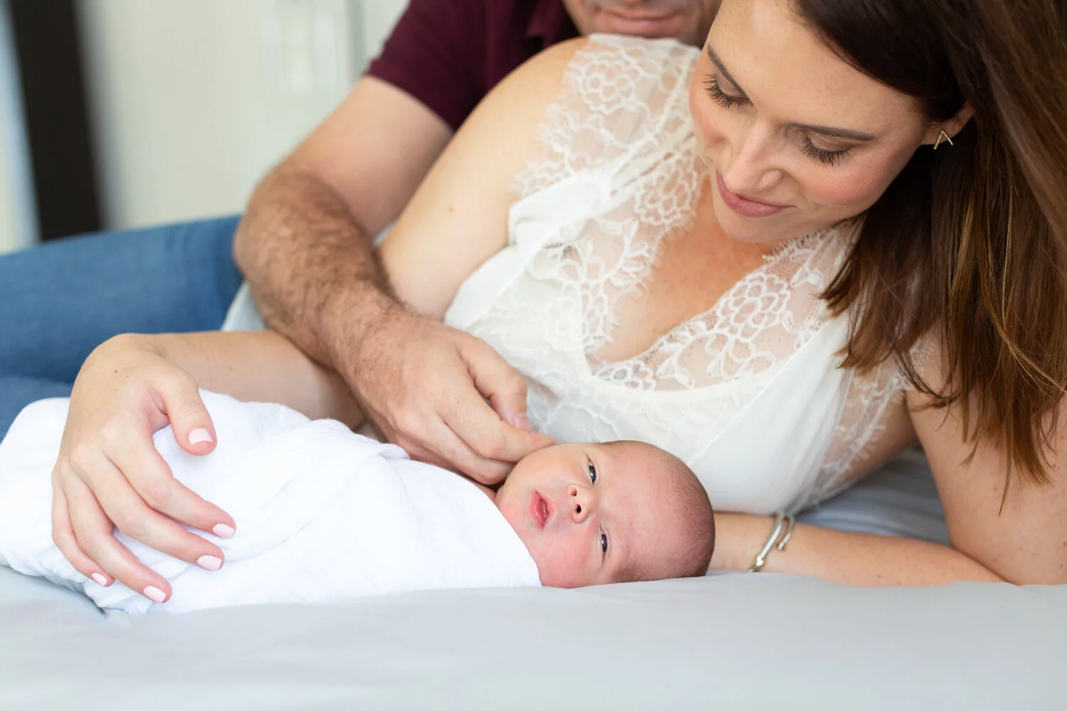 Newborn photoshoot at home