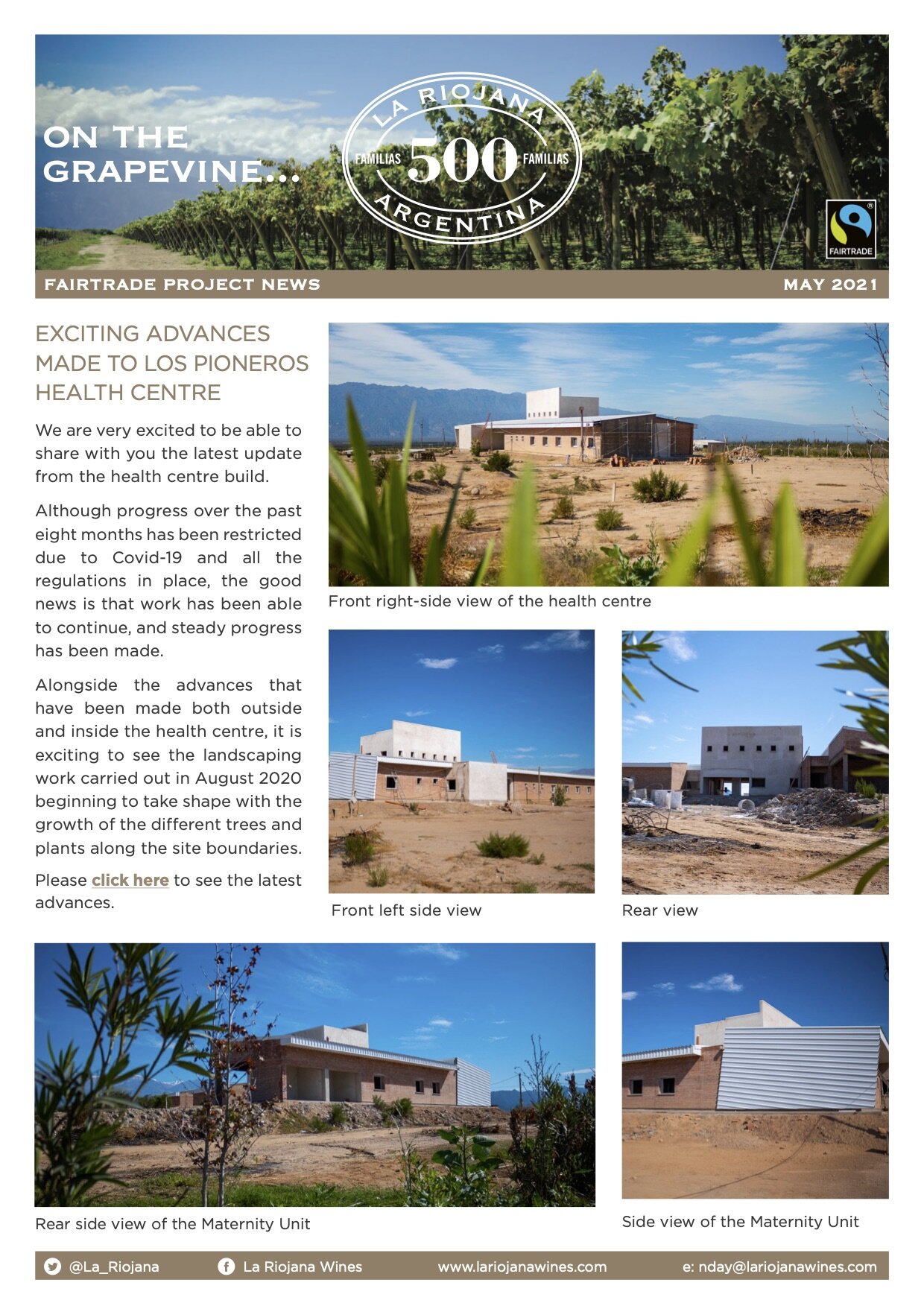 La Riojana Fairtrade Project News - Newsletter - issue no. 7 P1.jpg