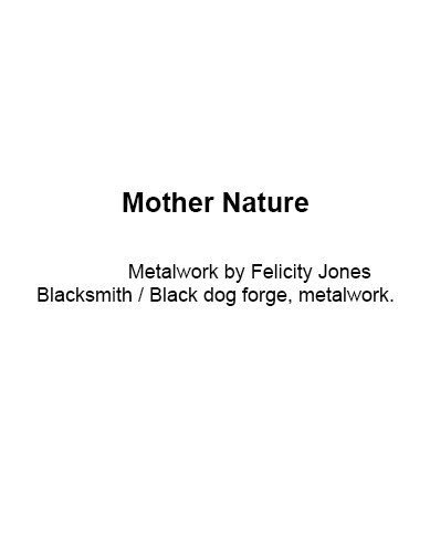 Mother Nature            Metalwork by Felicity Jones Blacksmith : Black dog forge, metalwork..jpg