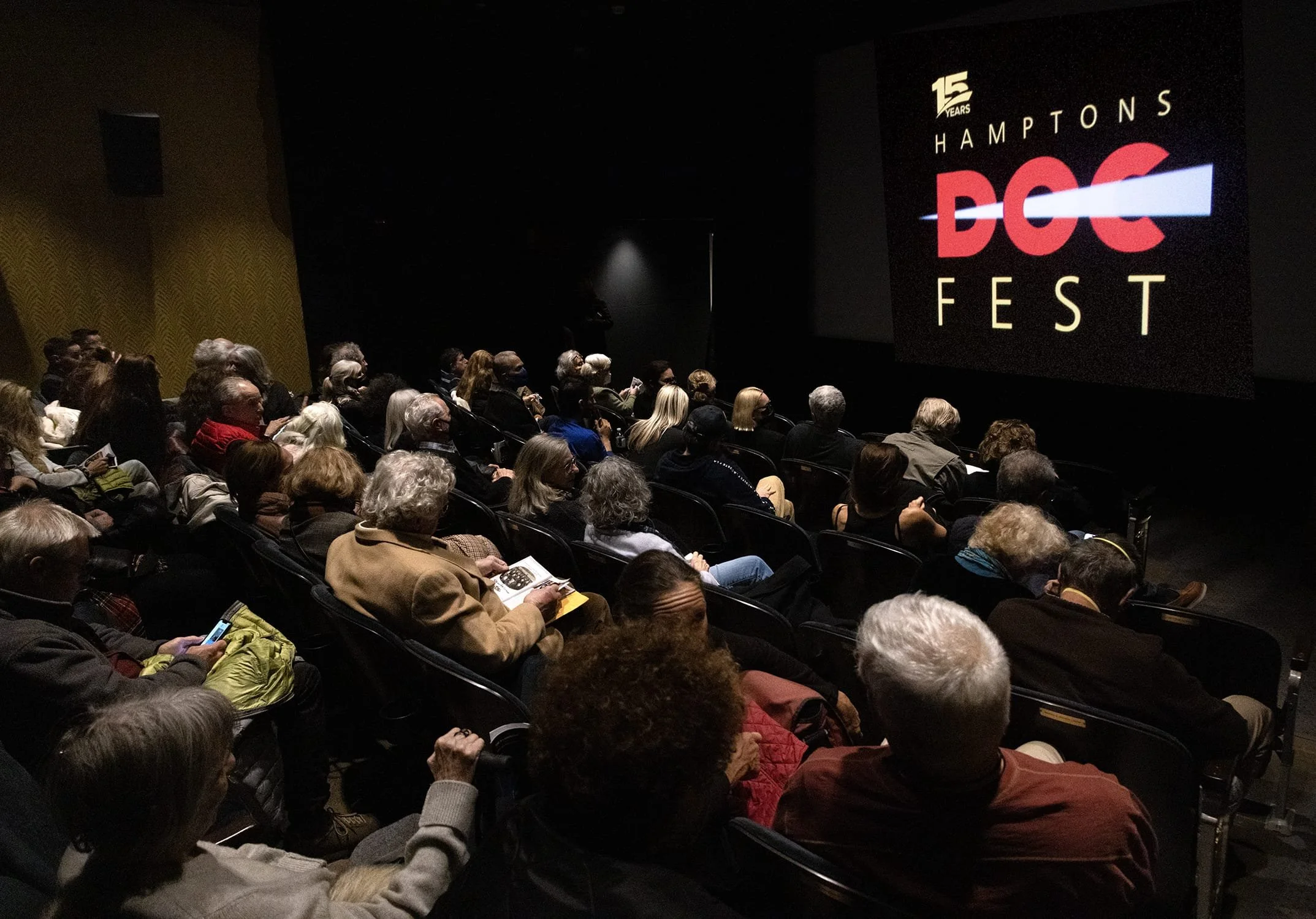  15th Anniversary Hamptons Doc Fest audience 