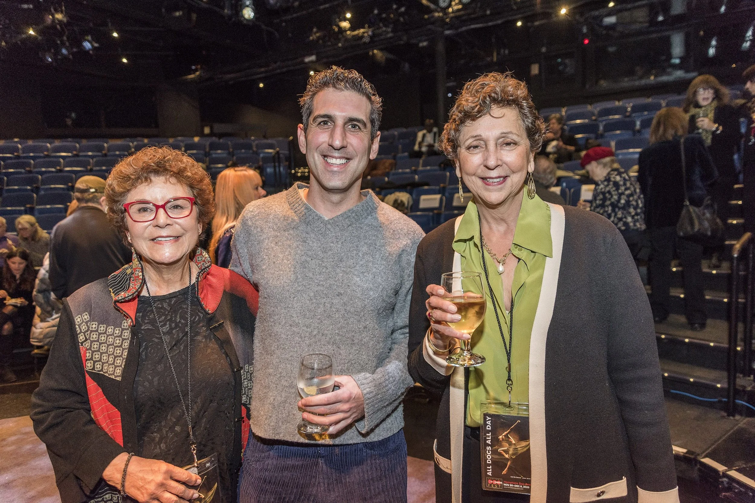Jacqui Lofaro with Board of Director Brian Gemino and Claudia Pilato