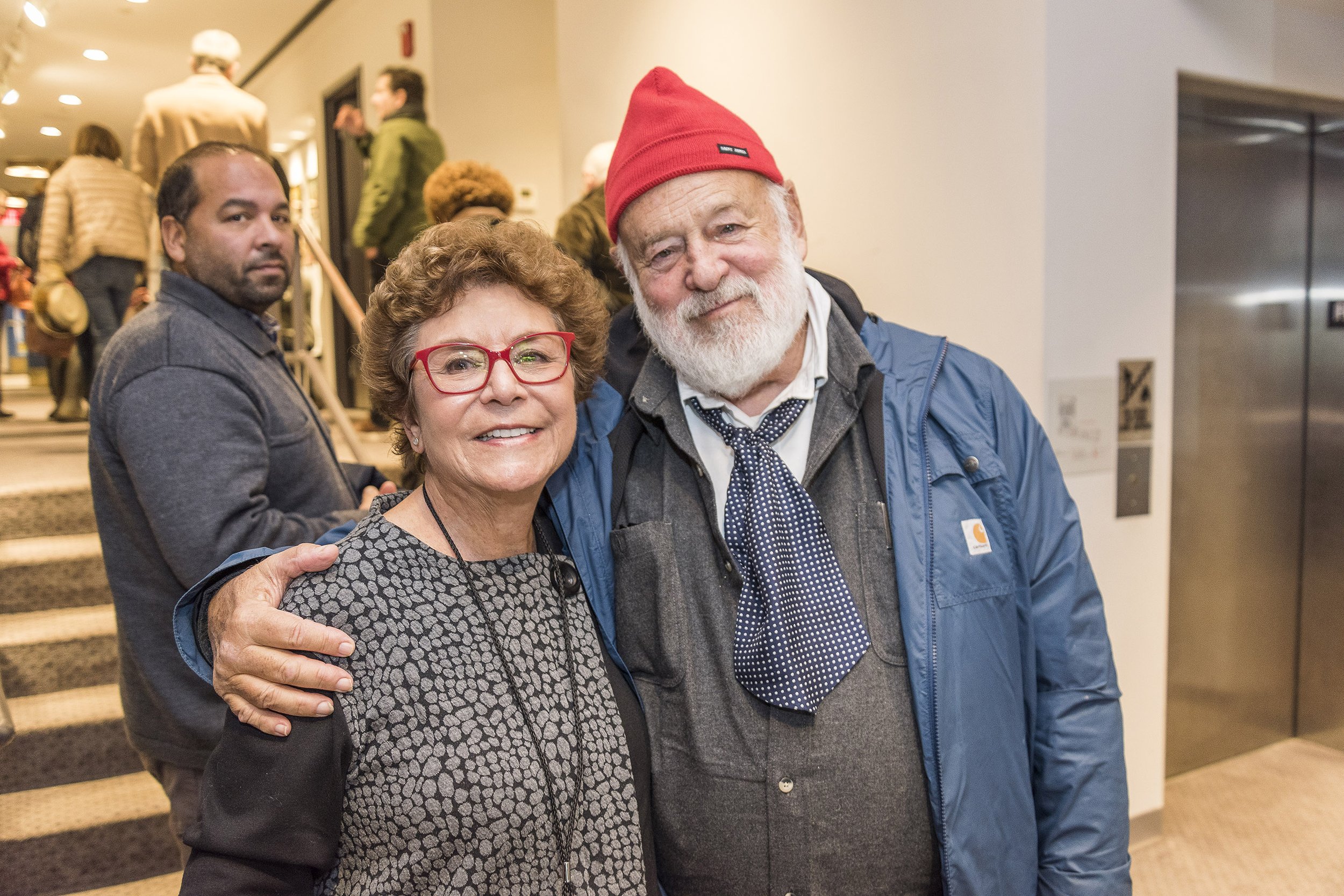 HDF Executive Director Jacqui Lofaro and Bruce Weber