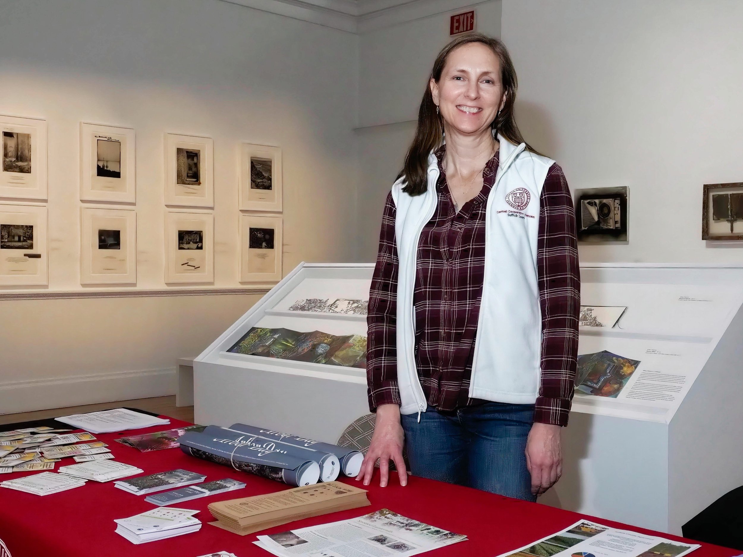 Nora Catlin at Cornell Cooperative Extension information hub