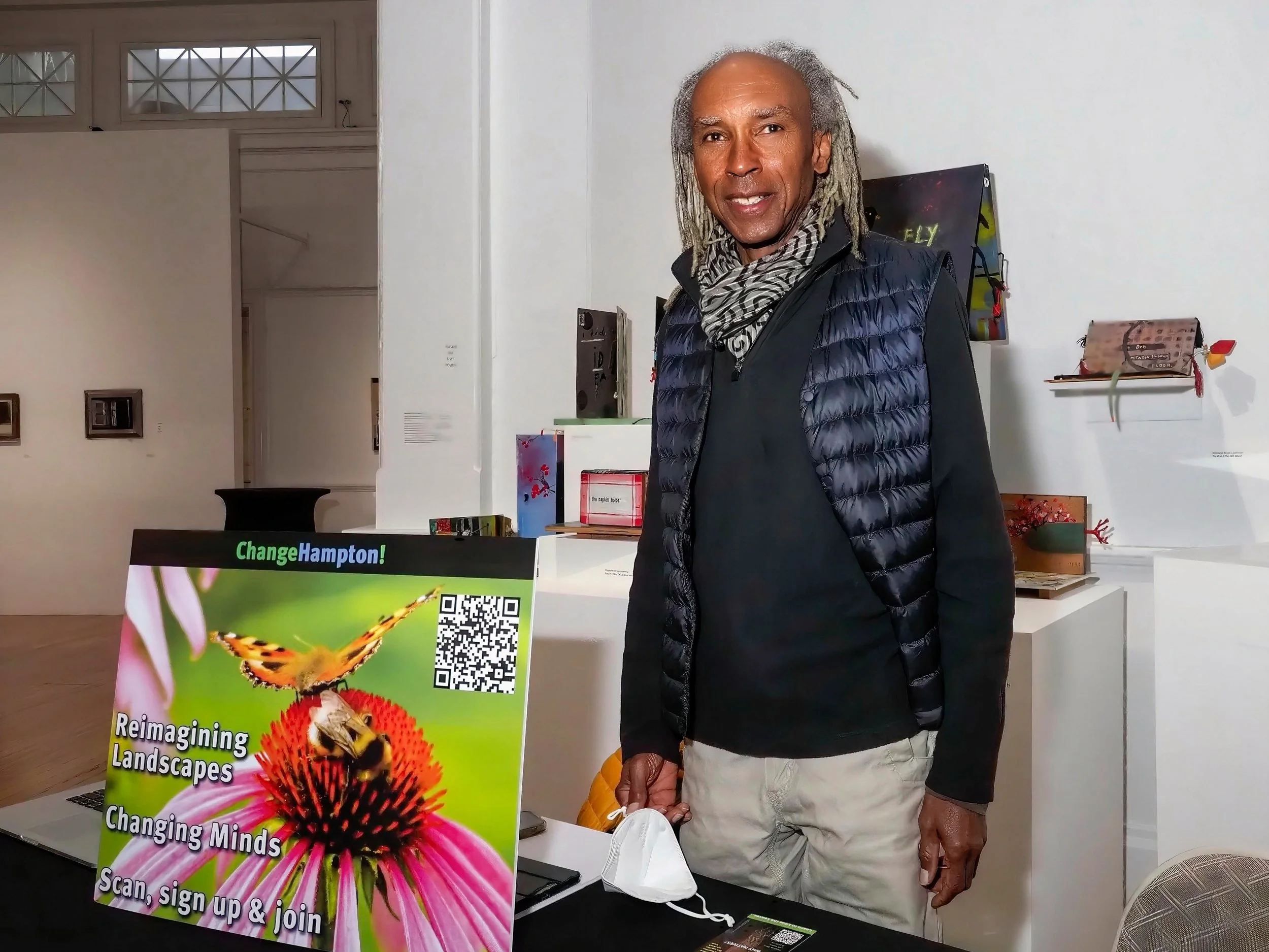 Len Green with ChangeHampton Hub